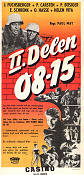 08-15 1954 movie poster Joachim Fuchsberger Helen Vita Paul Bösiger Paul May War