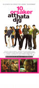 10 Things I Hate About You 1999 movie poster Heath Ledger Julia Stiles Joseph Gordon-Levitt Gil Junger