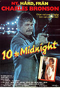 10 to Midnight 1983 movie poster Charles Bronson Lisa Eilbacher Andrew Stevens J Lee Thompson