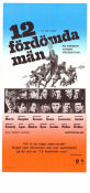 Dirty Dozen 1967 poster Lee Marvin Robert Aldrich