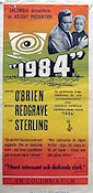 1984 1954 movie poster Edmond O´Brien Michael Redgrave George Orwell