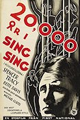 20000 Years in Sing Sing 1932 movie poster Spencer Tracy Bette Davis Michael Curtiz