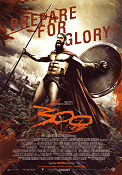 300 2007 poster Gerard Butler Lena Headey David Wenham Zack Snyder Från serier Svärd och sandal