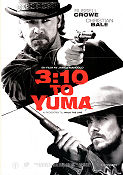 3:10 to Yuma 2007 movie poster Russell Crowe Christian Bale James Mangold