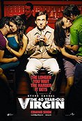 The 40 Year Old Virgin 2005 movie poster Steve Carell Catherine Keener Paul Rudd Judd Apatow Romance