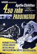 Murder She Said 1961 movie poster Margaret Rutherford Arthur Kennedy Muriel Pavlow George Pollock Writer: Agatha Christie Trains