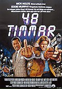 48 Hrs 1982 movie poster Nick Nolte Eddie Murphy Annette O´Toole Walter Hill Police and thieves