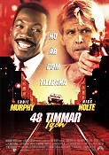 Another 48 Hours 1990 movie poster Eddie Murphy Nick Nolte Walter Hill Cars and racing Police and thieves
