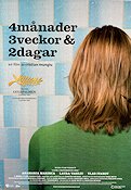 4 månader 3 veckor och 2 dagar 2007 poster Anamaria Marinca Laura Vasiliu Vlad Ivanov Cristian Mungiu Filmen från: Romania