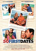 50 First Dates 2004 movie poster Adam Sandler Drew Barrymore Rob Schneider Peter Segal