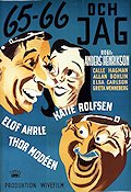 65 66 och jag 1936 movie poster Elof Ahrle Thor Modéen Katie Rolfsen