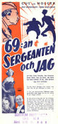 69:an sergeanten och jag 1952 poster Gus och Holger Rolf Husberg