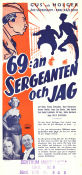 69:an sergeanten och jag 1952 movie poster Gus och Holger Gus Dahlström Åke Söderblom Viveca Serlachius Rolf Husberg