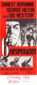 Los desesperados 1969 movie poster George Hilton Ernest Borgnine Alberto de Mendoza Julio Buchs