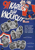 91 Karlsson slår Knockout 1958 poster Nils Hallberg