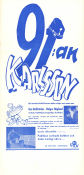 91:an Karlsson 1946 poster Gus Dahlström Holger Höglund Fritiof Billquist Thor Modéen Siv Thulin Hugo Bolander Affischkonstnär: Rudolf Petersson Från serier