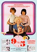 9 to 5 1980 movie poster Jane Fonda Dolly Parton Lily Tomlin Colin Higgins Clocks