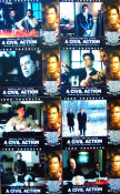 A Civil Action 1998 lobby card set John Travolta