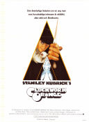 A Clockwork Orange 1971 poster Malcolm McDowell Patrick Magee Michael Bates Stanley Kubrick Text: Anthony Burgess