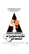 A Clockwork Orange 1971 movie poster Malcolm McDowell Patrick Magee Michael Bates Stanley Kubrick Writer: Anthony Burgess