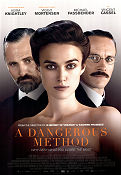 A Dangerous Method 2011 poster Keira Knightley Viggo Mortensen Michael Fassbender David Cronenberg