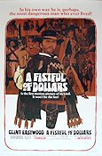 A Fistful of Dollars 1966 movie poster Clint Eastwood Marianne Koch Sergio Leone