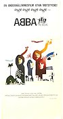 ABBA the Movie 1977 movie poster ABBA Agnetha Fältskog Anni-Frid Lyngstad Benny Andersson Björn Ulvaeus Robert Hughes Lasse Hallström Rock and pop Documentaries
