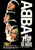 ABBA the Movie 1977 movie poster ABBA Agnetha Fältskog Anni-Frid Lyngstad Benny Andersson Björn Ulvaeus Robert Hughes Lasse Hallström Rock and pop Documentaries