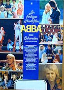 ABBA the Movie 1977 movie poster ABBA Agnetha Fältskog Anni-Frid Lyngstad Benny Andersson Björn Ulvaeus Robert Hughes Lasse Hallström Rock and pop Documentaries