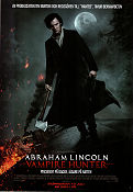 Abraham Lincoln Vampire Hunter 2012 movie poster Benjamin Walker Rufus Sewell Timur Bekmambetov