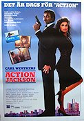 Action Jackson 1988 movie poster Carl Weathers Craig T Nelson Sharon Stone Craig R Baxley