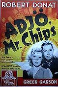 Goodbye Mr Chips 1939 movie poster Robert Donat Greer Garson Terry Kilburn Sam Wood Romance