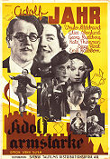 Adolf Armstarke 1937 movie poster Elof Ahrle Weyler Hildebrand Georg Rydeberg Alice Skoglund Sigurd Wallén