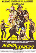 Africa Express 1975 movie poster Giuliano Gemma Ursula Andress Jack Palance Michele Lupo