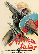 Afrika talar 1931 poster Paul L Hoefler Black Cast Dokumentärer