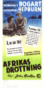 The African Queen 1951 movie poster Humphrey Bogart Katharine Hepburn Robert Morley John Huston Find more: Africa Ships and navy