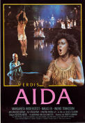 Aida 1987 movie poster Margareta Ridderstedt Niklas Ek Robert Grundin Claes Fellbom Find more: Folkoperan