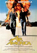 Air America 1990 movie poster Mel Gibson Robert Downey Jr Nancy Travis Roger Spottiswoode Planes