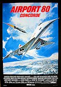 The Concorde Airport 79 1979 movie poster Alain Delon Susan Blakely Robert Wagner Sylvia Kristel David Lowell Rich Poster artwork: John Berkey Planes