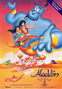 Aladdin Disney 1992 movie poster Scott Weinger Ron Clements Animation