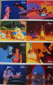 Aladdin Disney 1992 lobby card set Scott Weinger Ron Clements Animation