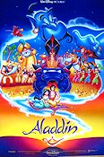 Aladdin Disney 1992 movie poster Scott Weinger Ron Clements Animation