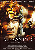 Alexander 2004 poster Colin Farrell Anthony Hopkins Rosario Dawson Oliver Stone Svärd och sandal