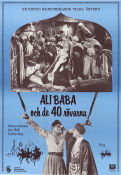 Ali Baba och de 40 rövarna 1944 movie poster Maria Montez Jon Hall Adventure and matine