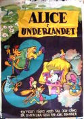 Alice in Wonderland 1951 movie poster Kathryn Beaumont Clyde Geronimi Animation