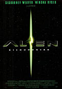Alien Resurrection 1997 movie poster Sigourney Weaver Winona Ryder Jean-Pierre Jeunet