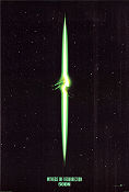 Alien Resurrection 1997 poster Sigourney Weaver Jean-Pierre Jeunet