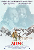 Alive 1993 movie poster Ethan Hawke Vincent Spano Josh Hamilton Frank Marshall Mountains