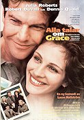 Alla talar om Grace 1995 poster Julia Roberts Dennis Quaid Robert Duvall Lasse Hallström