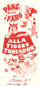 Alla tiders toreador 1950 poster Mighty Mouse Stålmusen Paul Terry Animerat